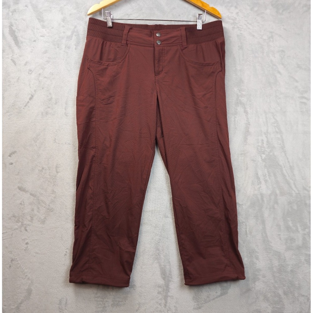 Title Nine Women's Size 14 Copper Brown Clamber Cropped Outdoors Pants